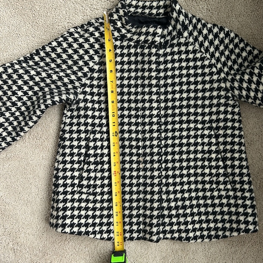 Black & White Banana Republic Houndstooth Jacket, XS - Picture 5 of 5